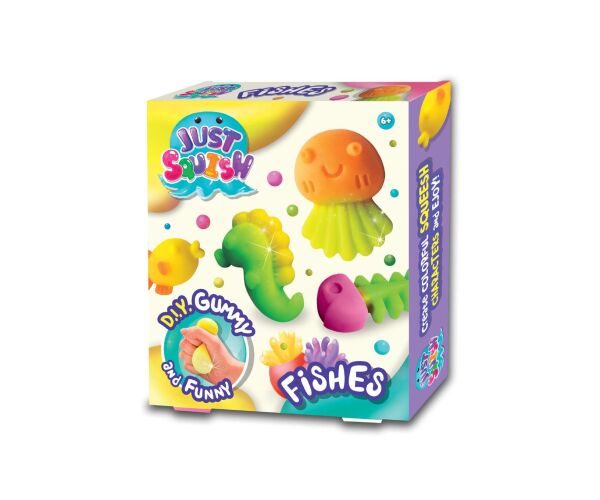 PAULINDA sada na výrobu gelových figurek -  Just Squish Rybičky