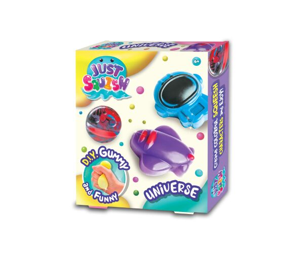 PAULINDA sada na výrobdu gelových figurek - Just Squish Vesmír