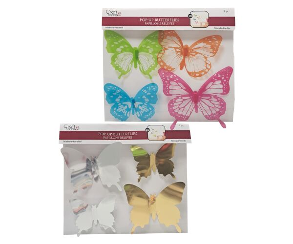 Samolepky na zeď - motýl