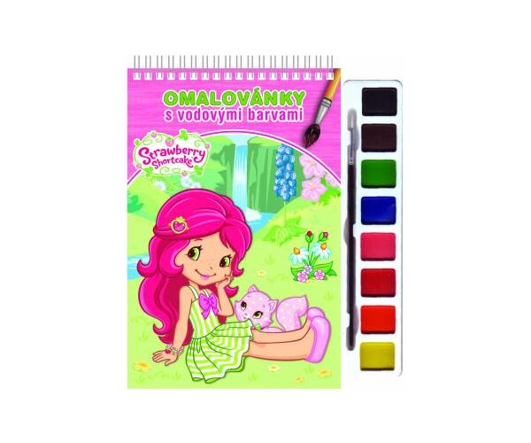 Omalovánky A5 s barvami - Strawberry