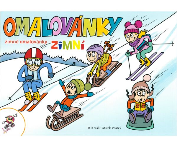 Omalovánky A5 LUX Zimní