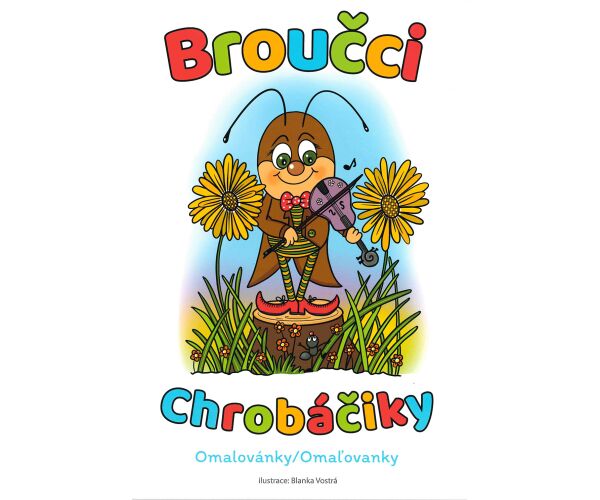 Omalovánky A4 - Broučci