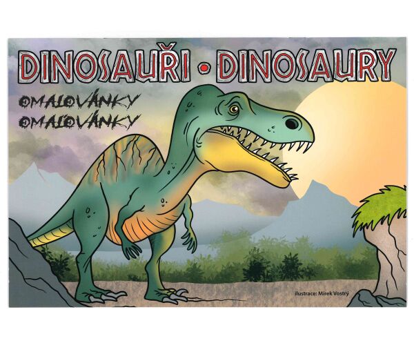 Omalovánky A4 - Dinosauři