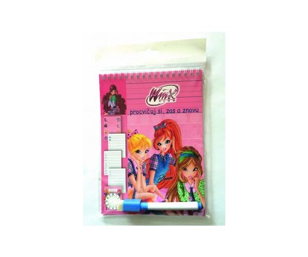 Didaktický stíratelný sešit Winx