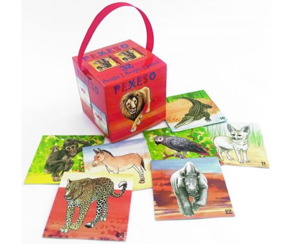 Pexeso v boxu Safari