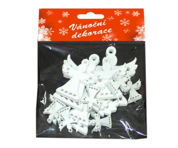 Vánoční dekorace k zavěšení ze dřeva - Anděl