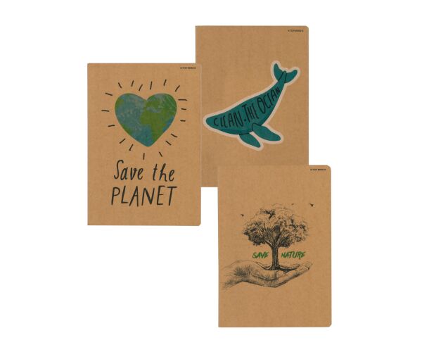 Sešit A4 60 listů Go Green čtv.