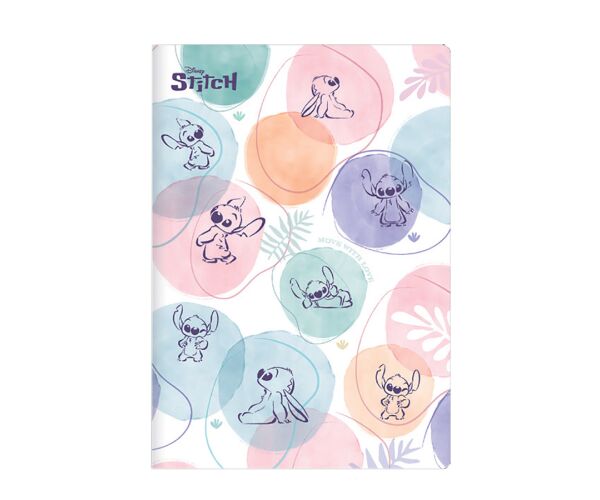 Sešit A5 60 listů Stitch blue čtvereček