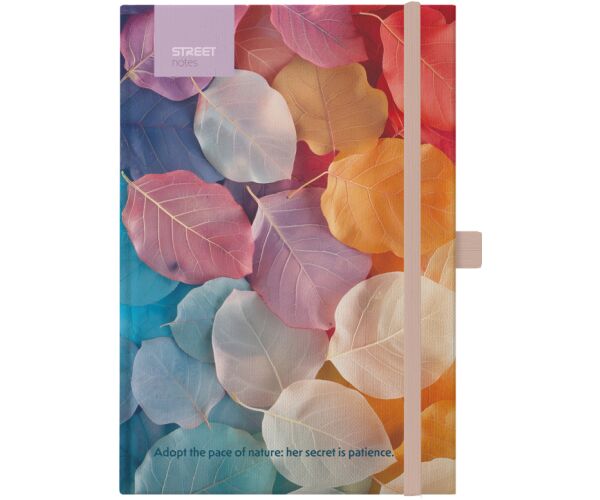 Blok FLOWERS Medaw A5 linka s gumou