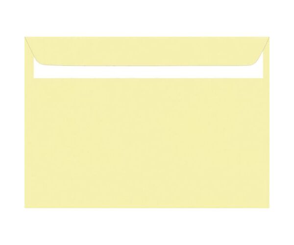 Barevná obálka C6 krémová