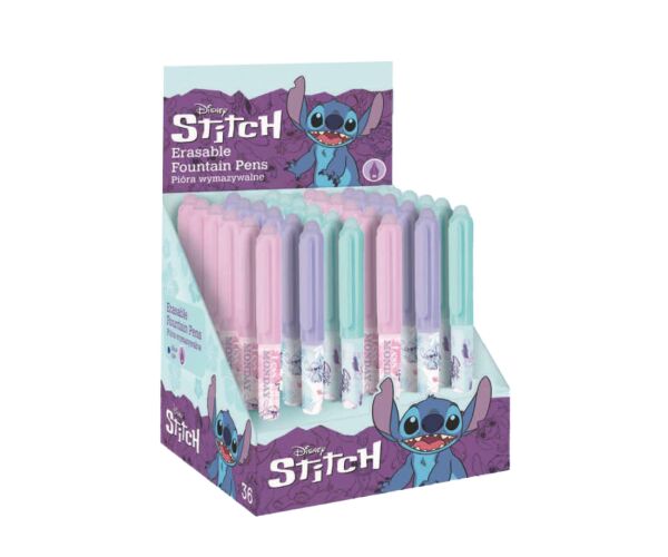 Gumovací plnící pero Stitch pastel /36/