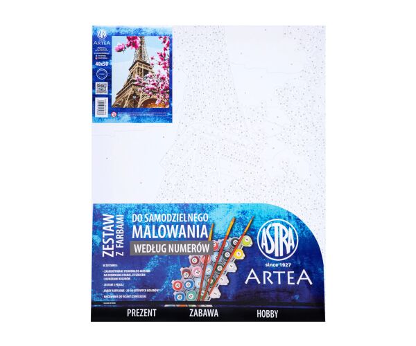 Plátno malířské - malování podle čísel Eifflová věž