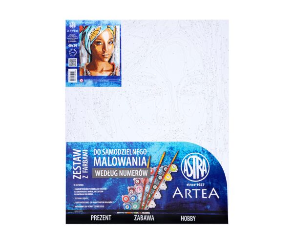 Plátno malířské - malování podle čísel Afričanka