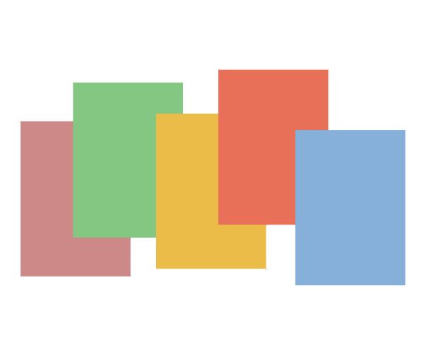 Xeropapír A4 250l pastelový mix