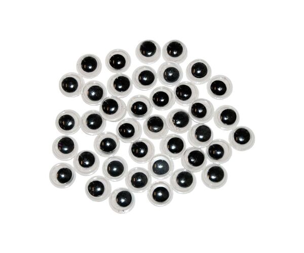 Samolepící oči 6 mm 50 ks
