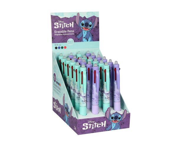Gumovací pero Stitch 4 barevné