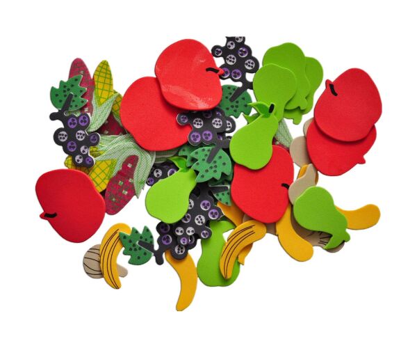 Pěnová samolepka PVC 26 ovoce