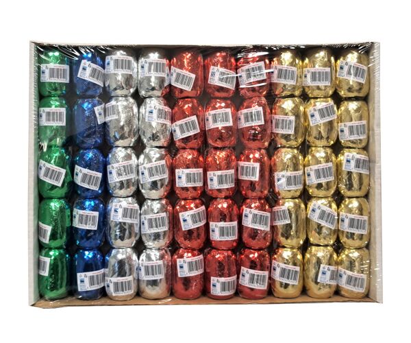 Stuha vajíčko 5 mm 20 m metal