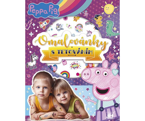 Omalovánky s tetováním - Prasátko Peppa 2876-3