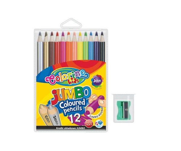 Colorino pastelky Jumbo 12 barev kulaté