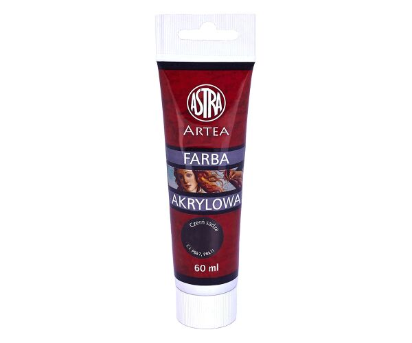 Akrylová barva 60ml - lampová čerň