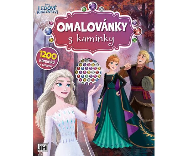 Omalovánky A4 s kamínky - Frozen