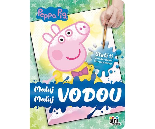 Omalovánky A4 maluj vodou Peppa