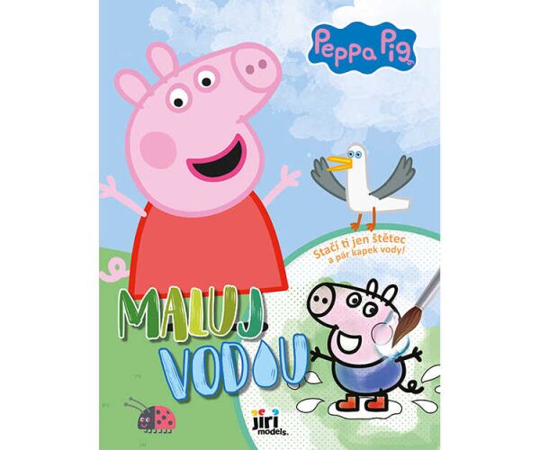 Omalovánky A4 vodové Maluj vodou - Peppa Pig
