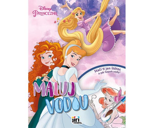 Omalovánky A4 vodové Disney Princezny