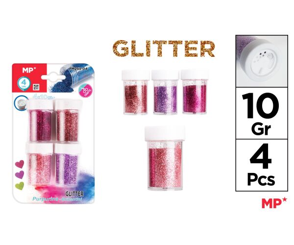 Brokát na blistru 4 barvy po 6 g MIX