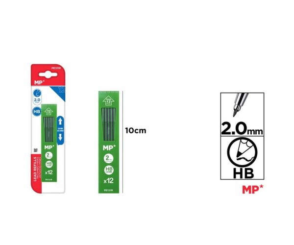Náplň HB 2 mm do versatilky na blistru