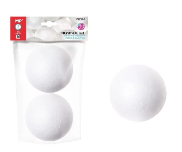 Polystyrénové koule 8 cm 2 ks