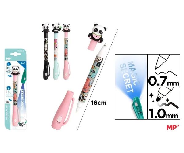 Propiska Secret Pen 2 in 1 na blistru s pandou