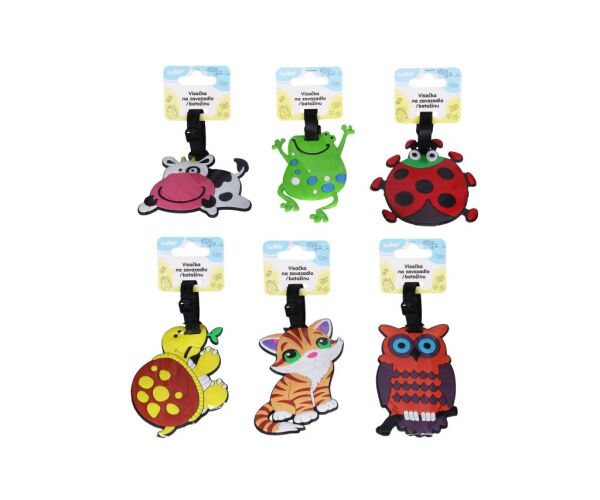 Visačka na zavazadlo zvířátko
