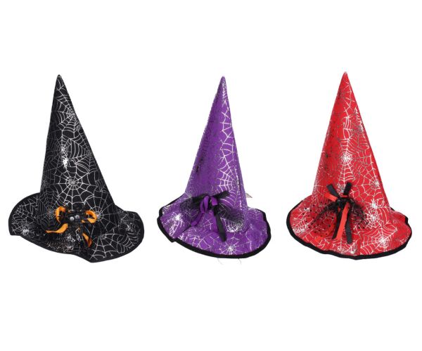 Klobouk čarodějnický s pavoukem