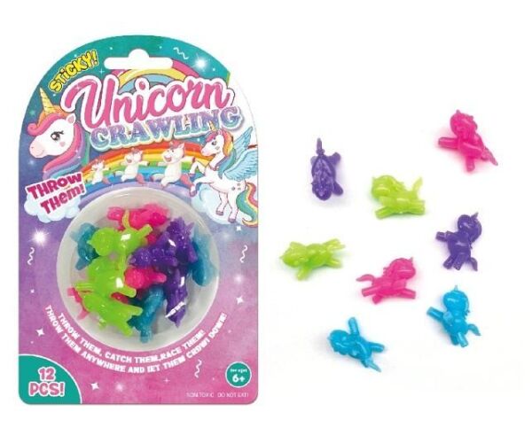 Lepiví jednorožci 3 cm 12 ks