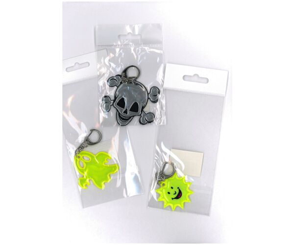 IMP přívěšek refl. lebka, duch, slunce