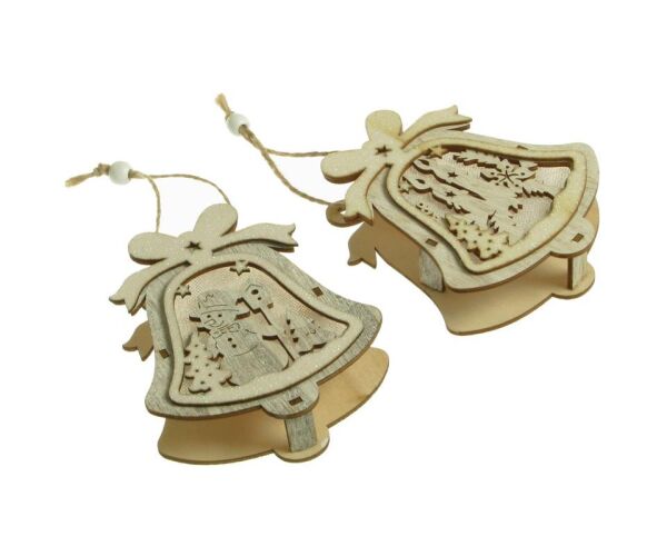 Vánoční dekorace - LED zvoneček