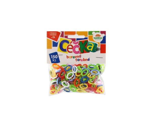 Céčka barevná 150 ks v sáčku