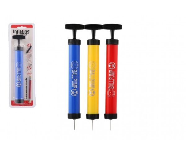 Pumpička plastová 28 cm na blistru s 3 kovovými hroty