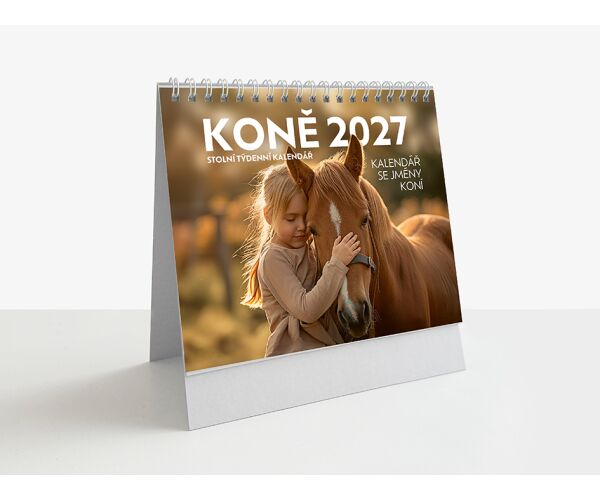 2027 kalendář stolní Optimum Koně 318