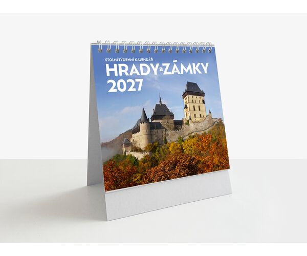 2027 kalendář stolní SMALL Hrady 323