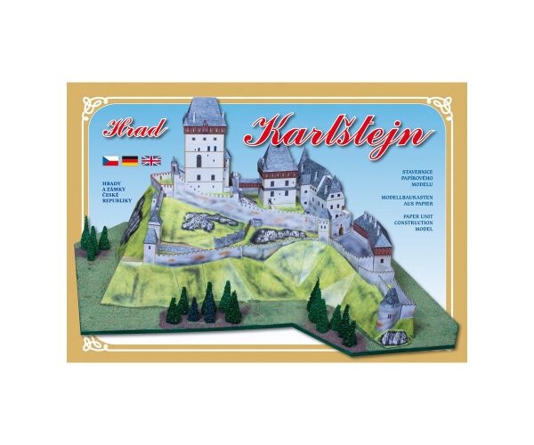 Vystřihovánky  Hrad Karlštejn