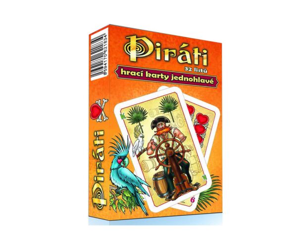 Hrací karty jednohlavé Piráti