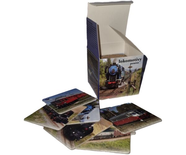Pexeso LUX v krabičce - Lokomotivy