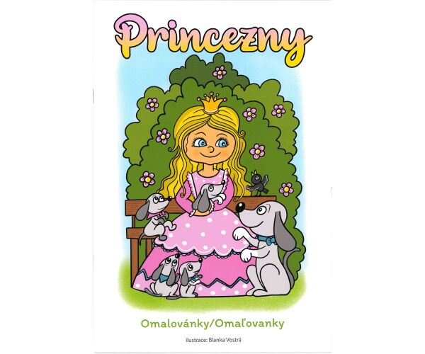 Omalovánky A4 - Princezny