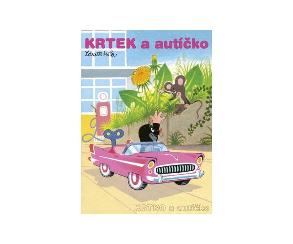 Omalovánky A4 - Krtek a autíčko