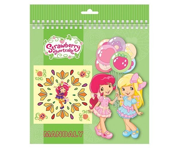 Omalovánky mandaly - Strawberry