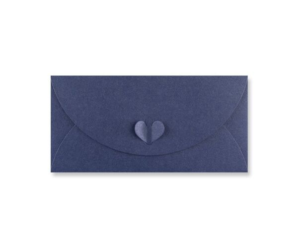 Barevná obálka DL LUX BUTTERFLY tmavě modrá