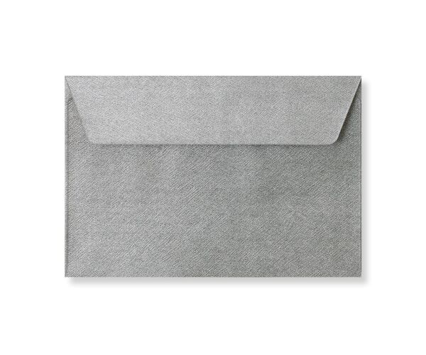 Barevná obálka C6 stříbrná texture
